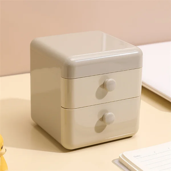 Large Capacity Rotary Plastic Box Desktop Multi-function storage organize for Makeup Brush Holder