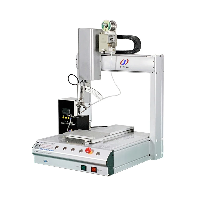 Three-axis solder machines USB circuit board automatic spot welding tin feeding robot LED lamp bead rotary soldering machine