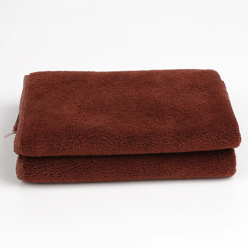 Оптовая продажа индивидуальное полотенце для лица из микрофибры вязаное волос салона и отеля. 35x75cm