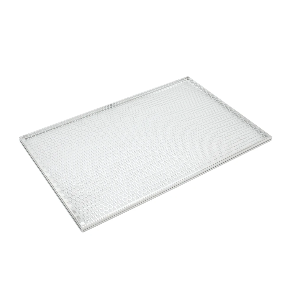 bakery trays 400*600mm baking pan aluminum trays 40x60cm bakery metal sheet pan 10mm thickness straight corner flat oven tray