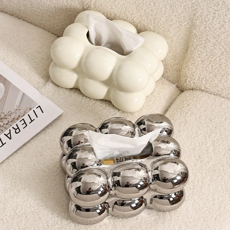 New products household tissue box light luxury tissue box tissue box for decoration