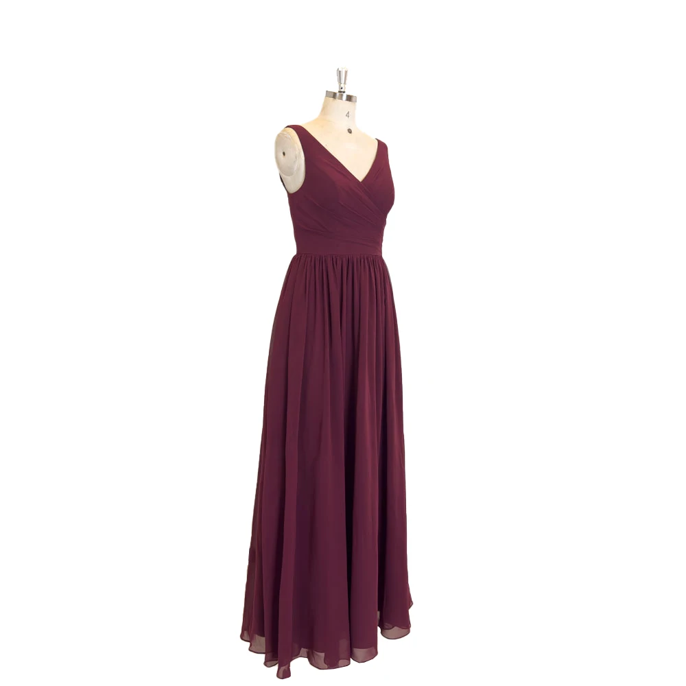 TEENYEE Wholesale Special Occasion Dresses Women Bridesmaids deep V-neck Evening Dress For Women Formal