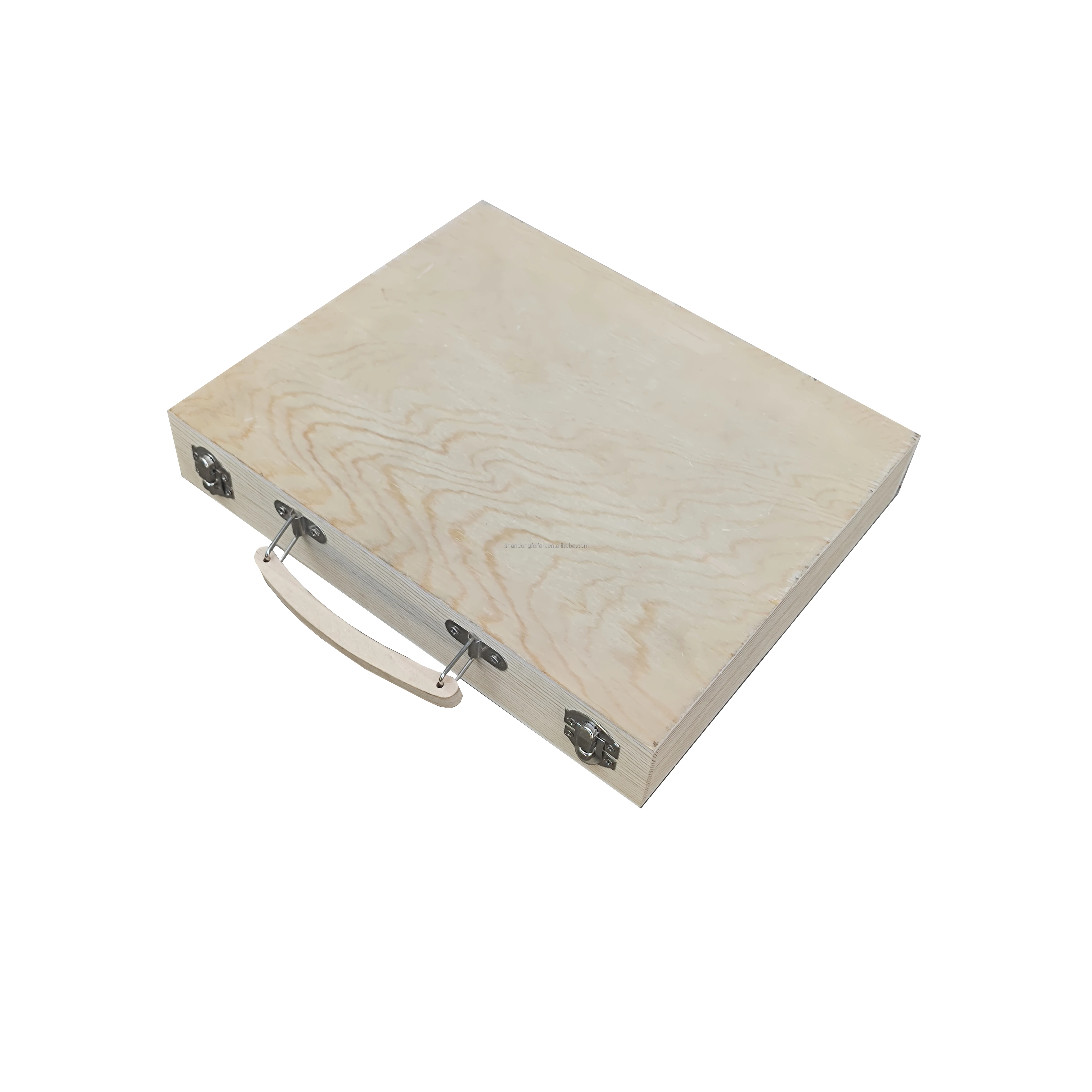 Factory wholesale superior quality  wooden Box painting Art Set For Kids Super Artist Tool Kit