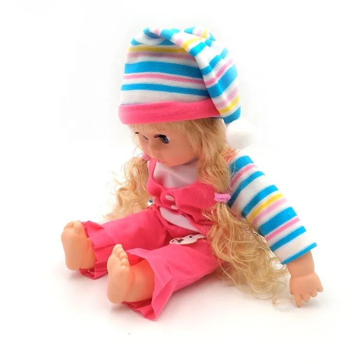 GCC Toys 16 Inch Kids Toy Baby Doll Baby Girl Toys with Cosmetic Set and IC Music