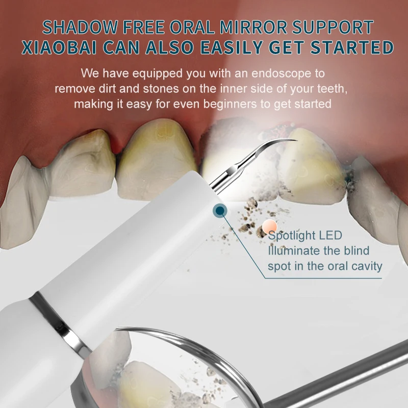 Oral Cleaning Teeth Whitening Tools Tartar Remover Tooth Cleaner Electric Ultrasonic Dental Calculus Remover