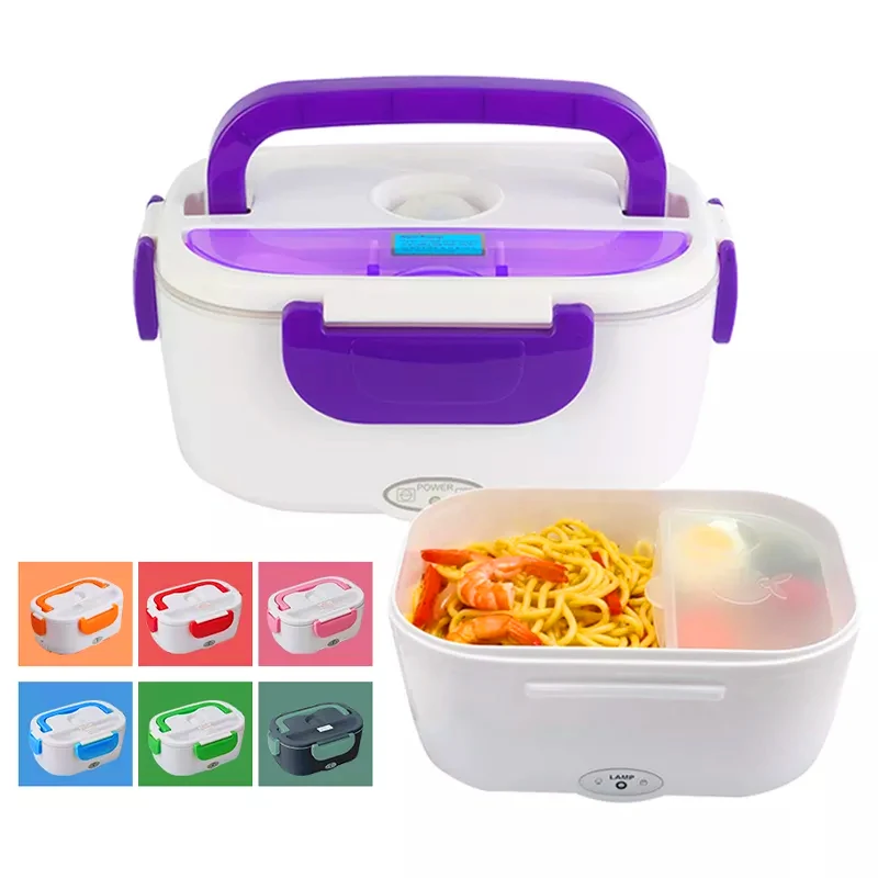 Self Heating Electric Lunch Box Food Warmer,Portable Heated Electric Lunchbox With Carry Bag