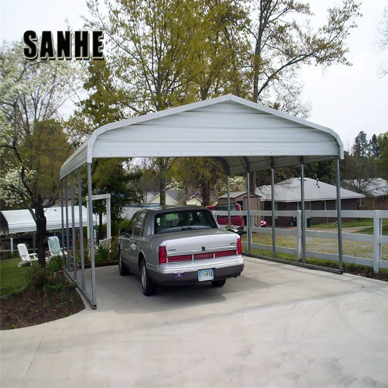 sheet metal Car Cover Metal carport and garage for AU/USA/JP market from China