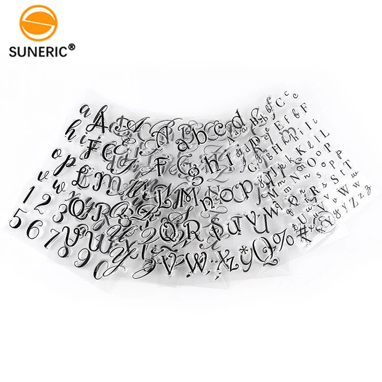 Wholesale cake toppers decorating stencils supplies letter alphabet text baking stencil for cake