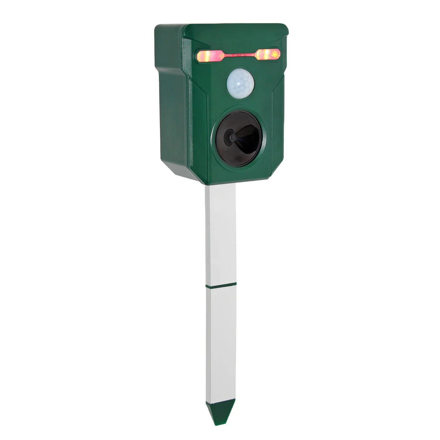 GH-513 Solar Animal Repeller Ultrasonic Repellent withLED Flashing Light, Dog, Cat Repellent, Squirrel, Raccoon,