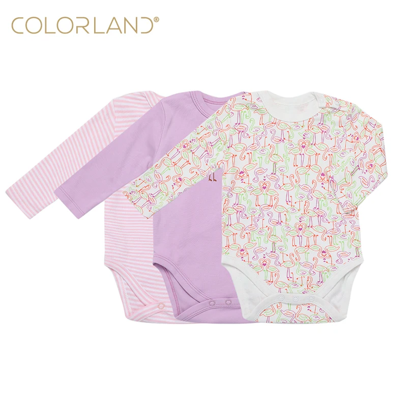 Colorland 100% Baby Cloth Newborn to 2 Years Baby Romper with OEKO-TEX Certificate