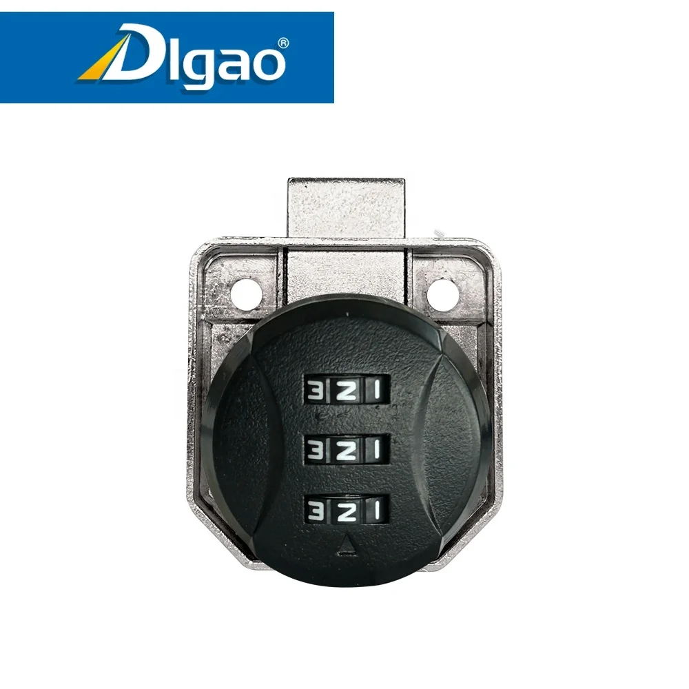 Hot Sell Zinc Alloy Safe Lock Furniture 3 Digital Combination Lock for Drawer