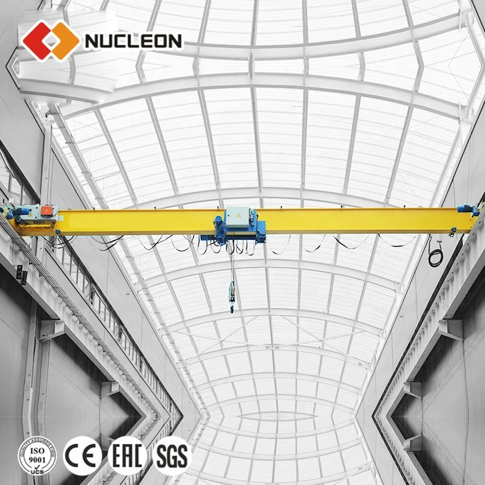 HD Type FEM Duty 2m 3.2 Ton 5 Ton 16 ton eot crane Single Beam Rail Travelling European Overhead Crane