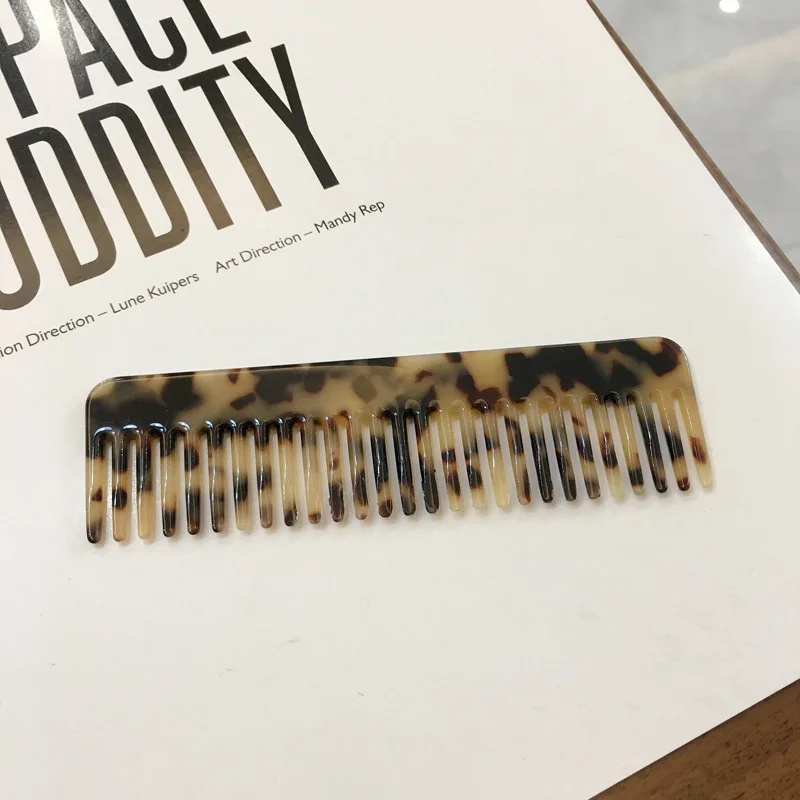 large size cellulose acetate comb luxury hair comb acetate acrylic comb hair accessories