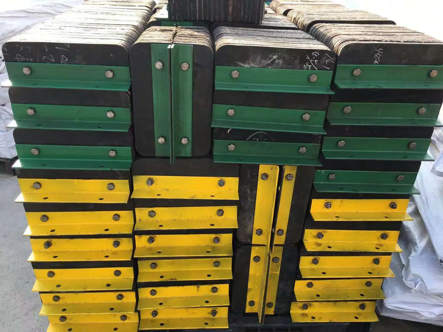 Сверхмощный резиновая ламинированные пристань защитные для защита стены