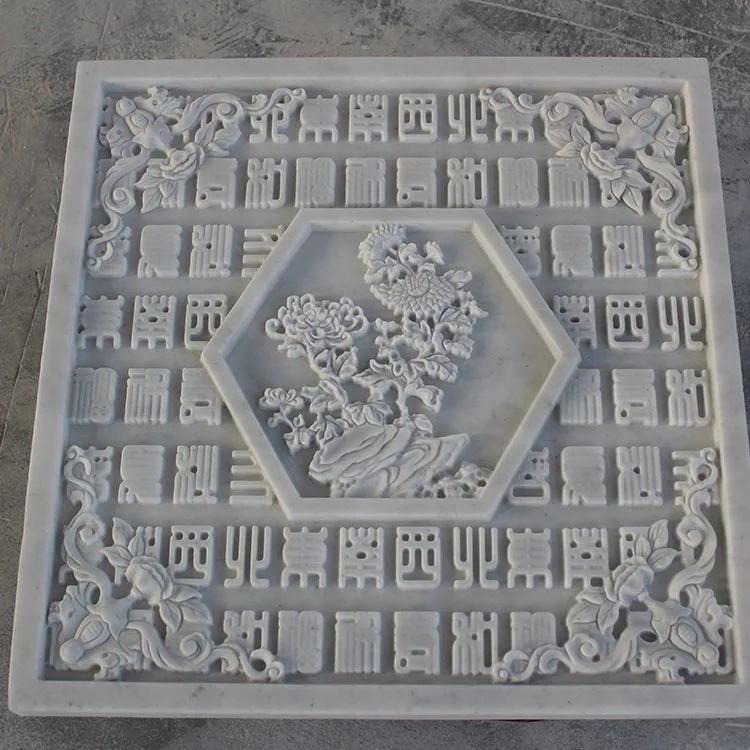 
Factory Supplier Home Decoration Exterior Wall Marble Carving Relief 
