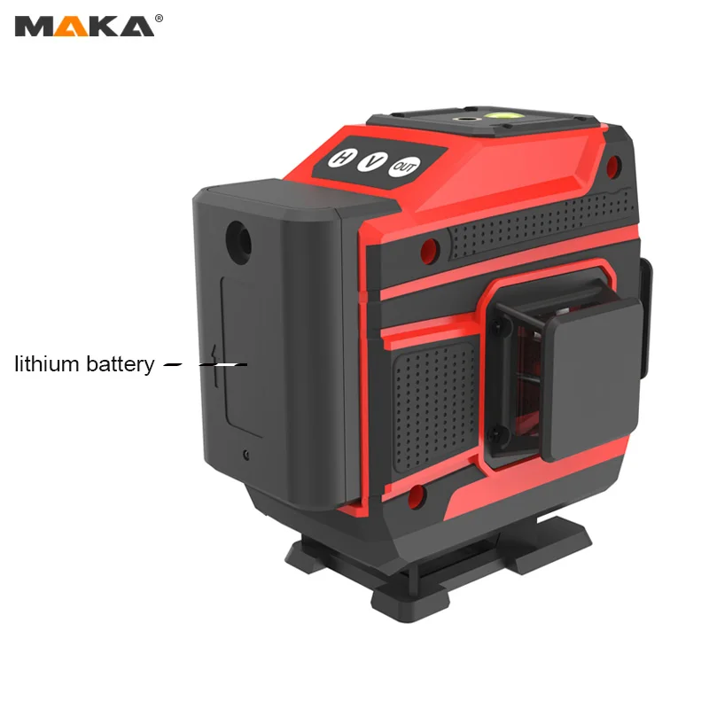 12 line Green Light Auto Portable nivel laser Multifunction Electronic Laser Level