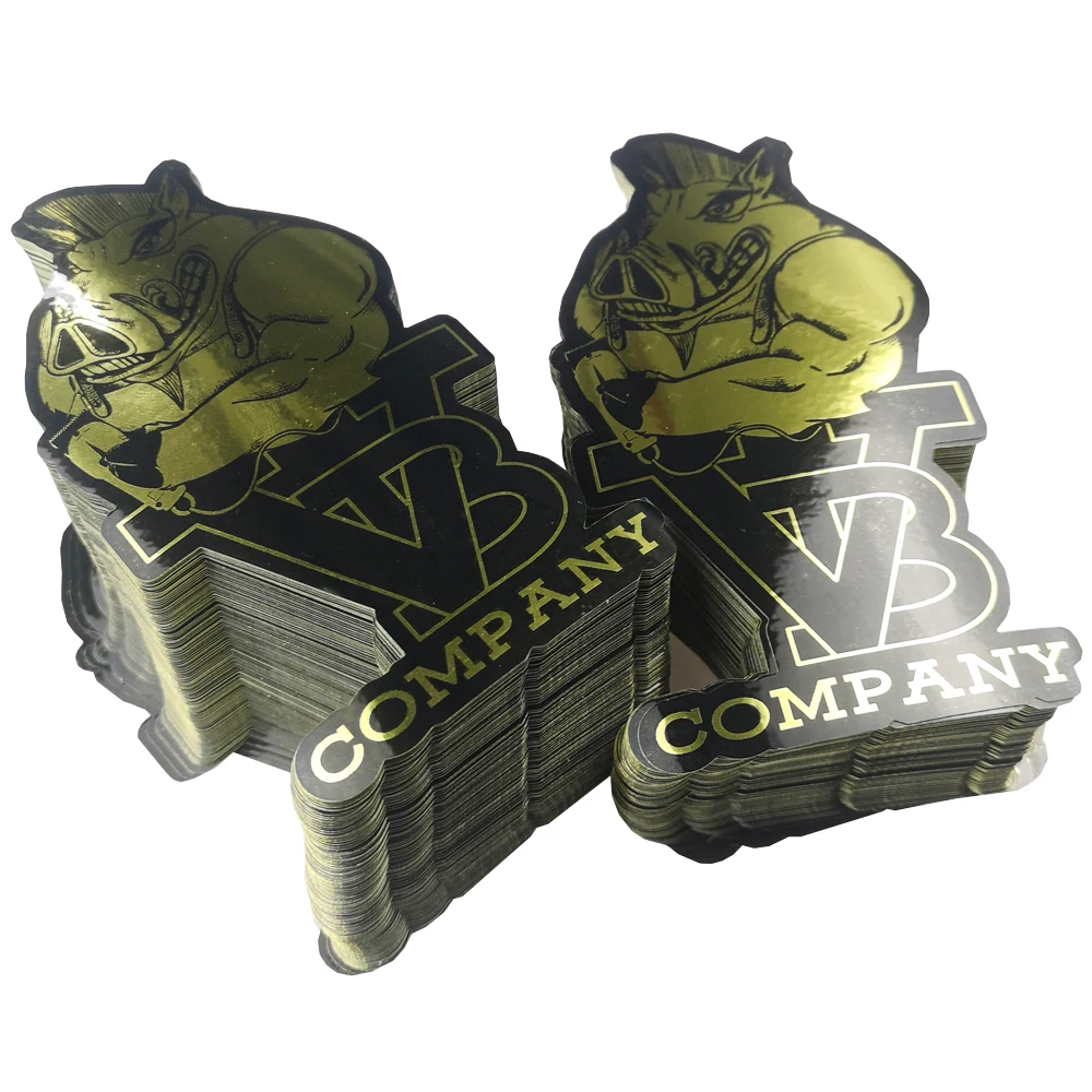 Custom Waterproof Food Wine Medicine Decorative Logo Vinyl Die Cut Holographic Cartoon Sticker Label Printing