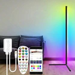 Colorful Bedroom lamp Atmosphere Lighting Club Home indoor Decor Corner Standing Lamp Nordic LED Floor Lamp Corner Floor Light