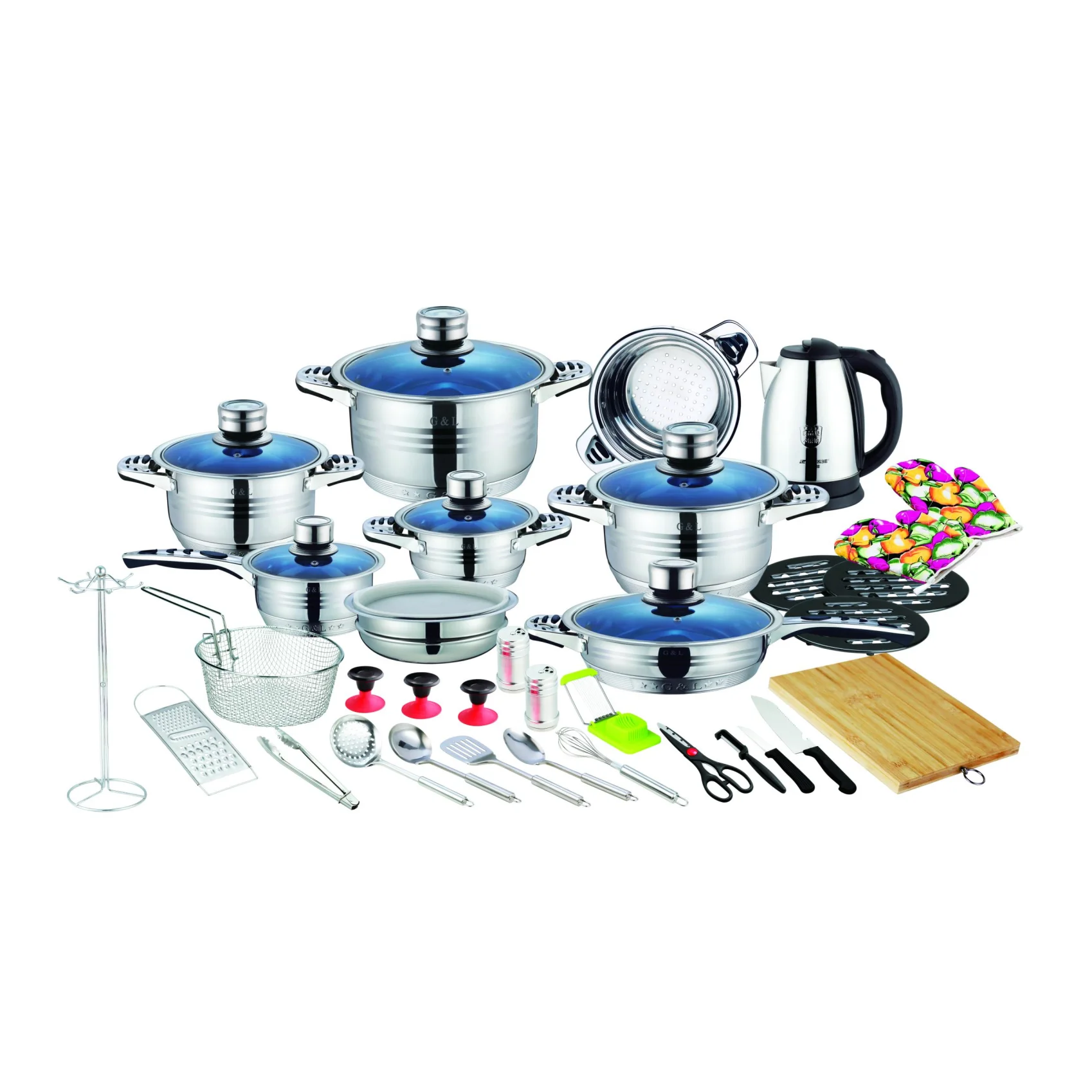 Wholesale Stainless Steel  Non Stick Cookware Set For Pot Set Cookware Set Cooking With Kitchen Tool