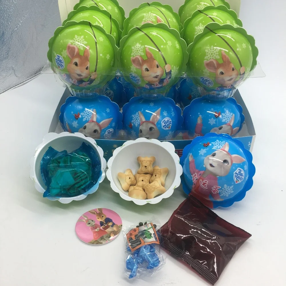 Carton new ball shape surprise kid candy toy egg