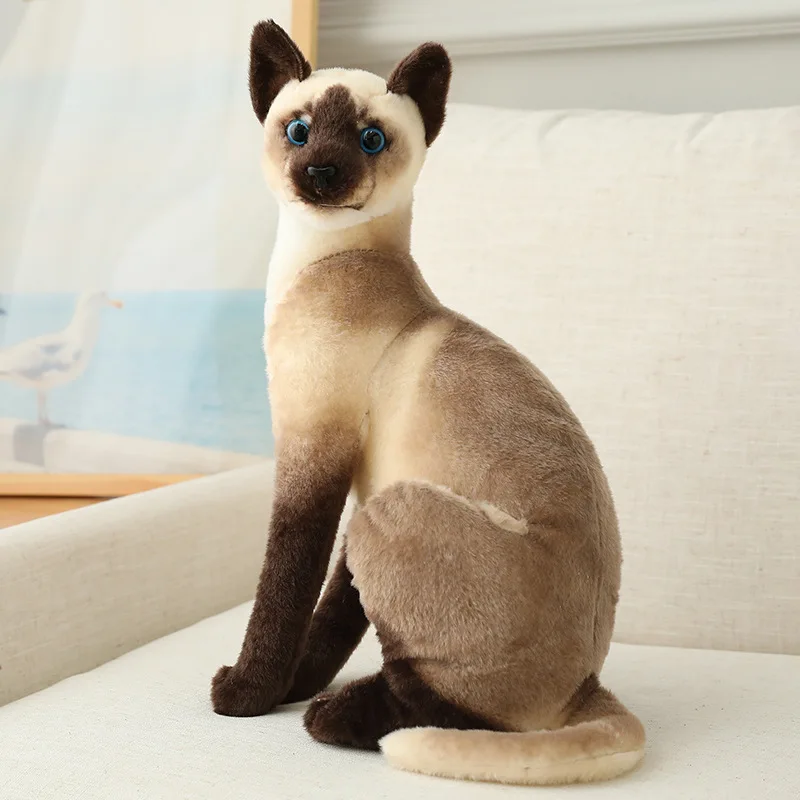 Wholesale Simulation Cute Plush Dog Toy Lazy Cat Realistic Cat Plush Toy Cat Stuffed Animal Toy
