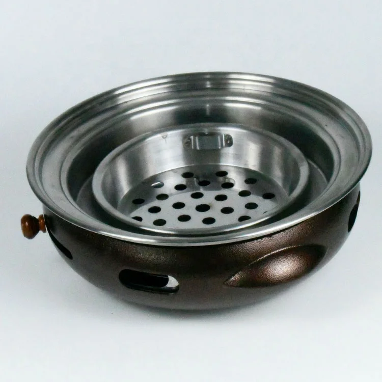 Hot sell smokeless tabletop korean bbq grill portable Cast Iron charcoal grill