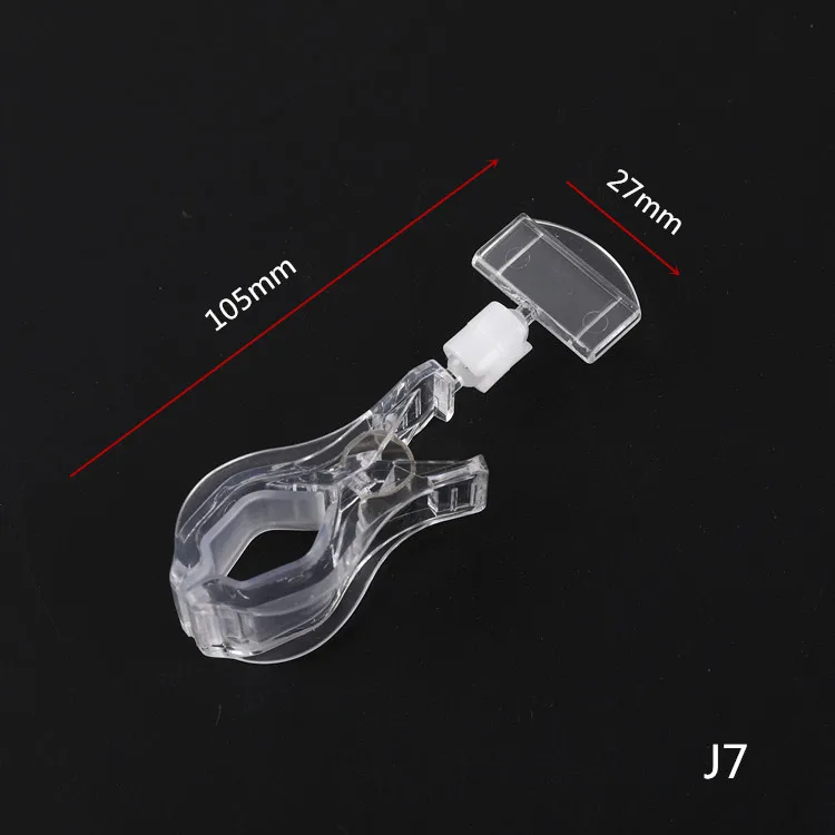 J7  POP price clip transparent sign holder clip