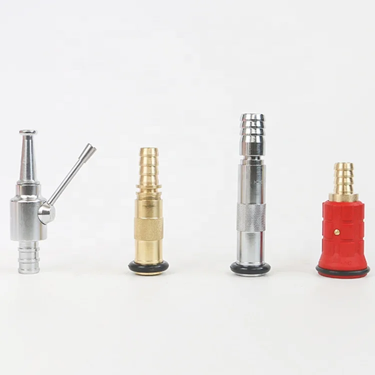 
Fighting equipments manufacture jet spray type natural or chrome plated brass fire hose reel nozzle 