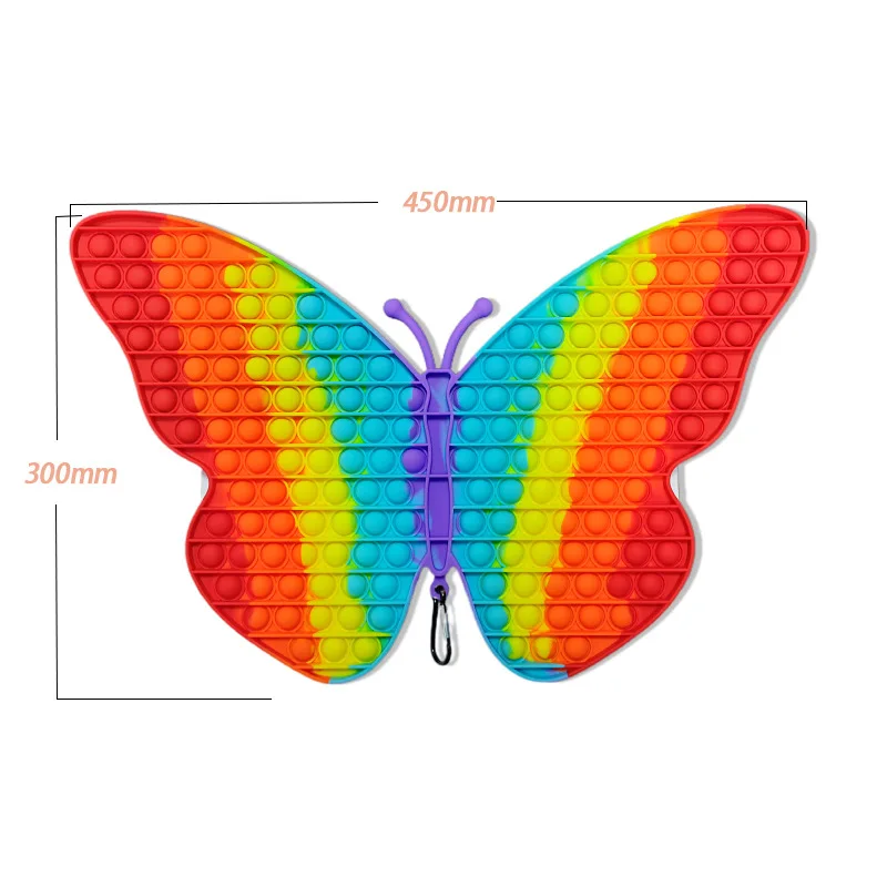 Новинка! Гигантская Popping беспокойная игрушка большие размеры сенсорные игрушки огромного размера пуш-ап пузыри это самый большой размер 40*40 см Jumbo популярные игрушки Fidget