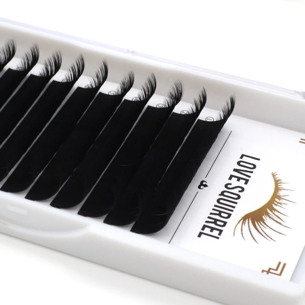 Yucagci Factory Synthetic Eyelashes Extension Individual Faux Mink Eyelash Extensiones Custom Logo Asy To Graft Classic Lashes