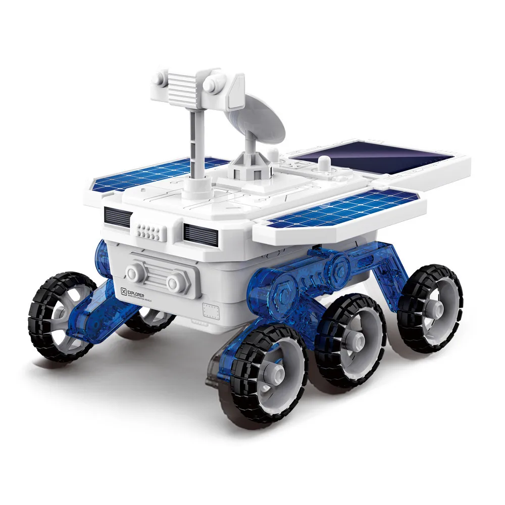 
2021 DIY Educational Kid Solar Robot Car Toys mars rover 