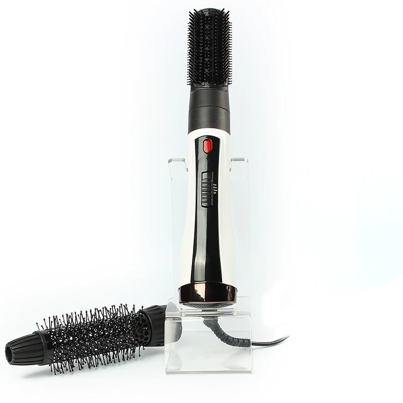 New Design Private Label Salon Hair Straightener Comb 3 IN 1 Hot&Cold Wind Massage Ceramic Hair Brush Dryer brush straightener