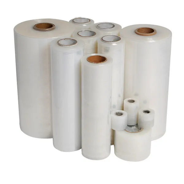 Factory Pack Polyethylene Transparent Pallet Wrap Stretch Film Roll Hand PE Stretch Film
