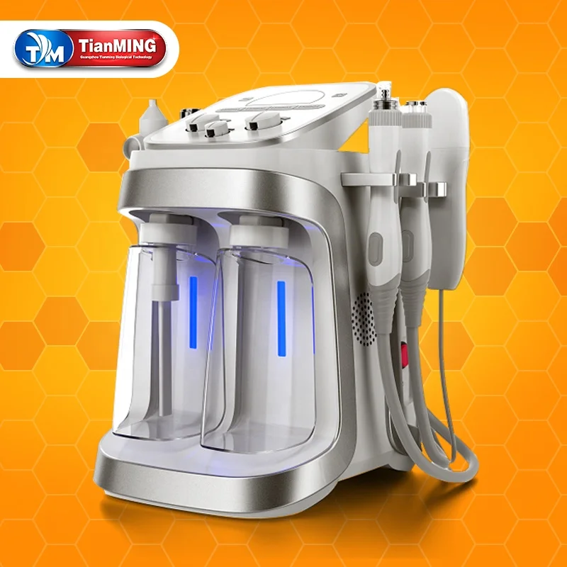 6 in 1 H2O2 Hydrogen Small Bubble Water Dermabrasion Hydro Aqua Facial Beauty Machine
