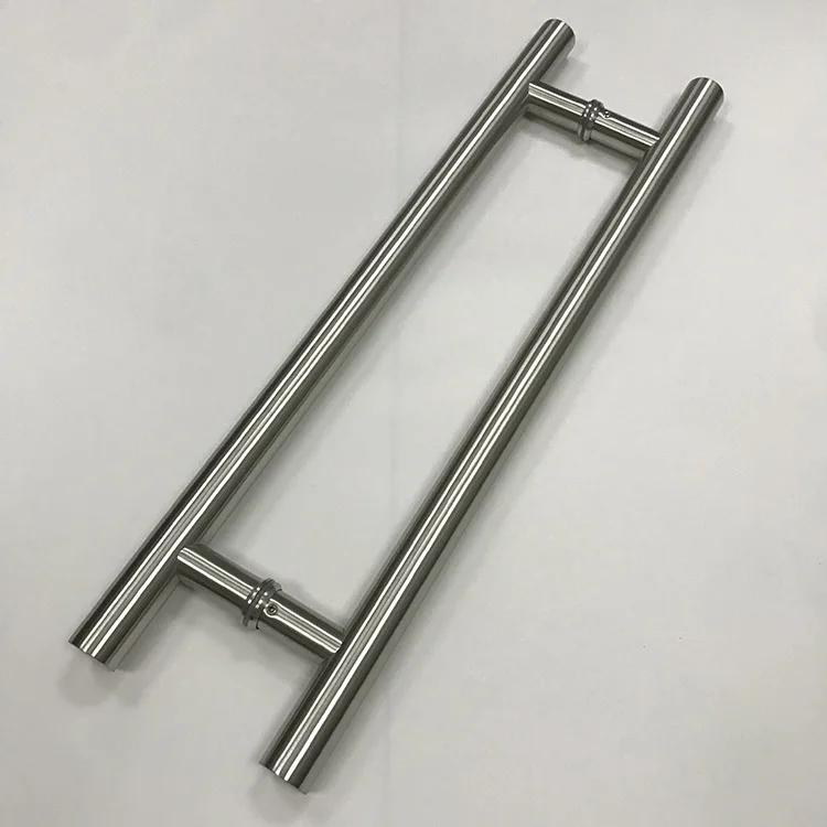 new modern Rose Gold High Quality H Type Stainless Steel Tube Shower Pull Handle for glass door