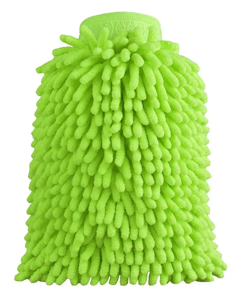 Good Quality Gloves 1 Pair Washing Mitt Us Thick Target White Wholesale Logo Microfiber Car Cleaning Wash Towel Cloth