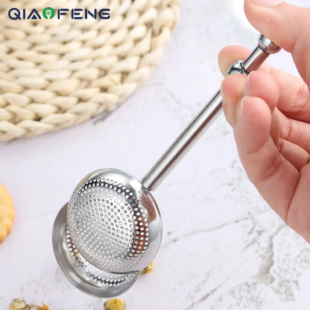 Stainless Steel Tea Infuser Mesh Tea Ball Infuser Filter Reusable Loose Leaf Strainer Bag Brew Herb Tea Accessories