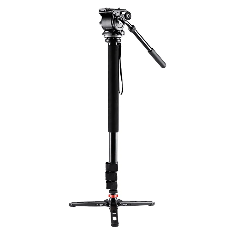 Tripo factory Weifeng WF-500S professional high quality  Aluminum Alloy  Monopod  with Fluid Damping Head
