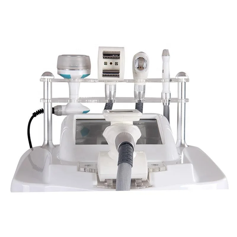 2021 Best selling 5 in 1 V NINE Shape Vacuum Roller Slimming Machine Vacuum Roller RF Cavitation Massage Machine