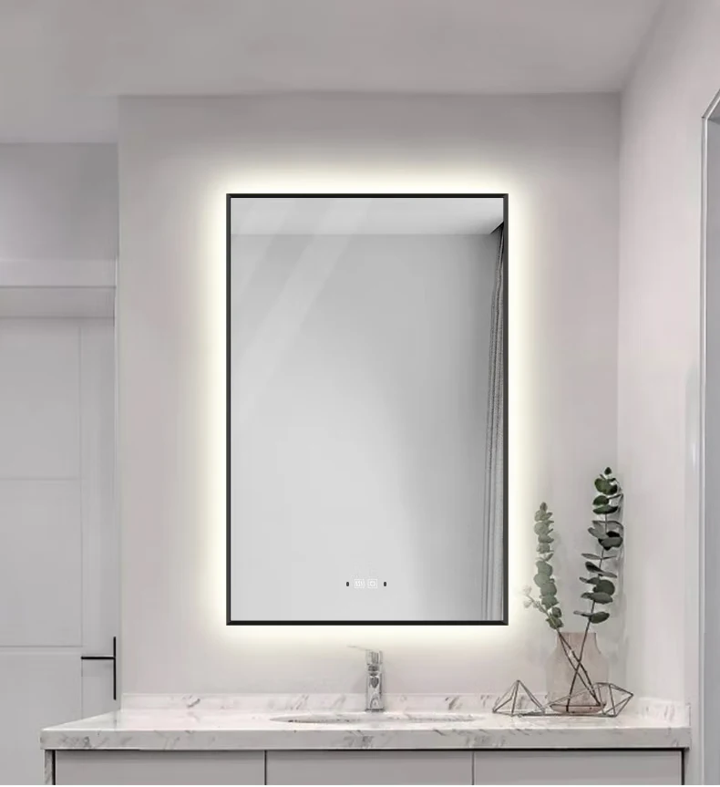 6063 6061 прямоугольная квадратная зеркальная рама матовый анодированный цветной Алюминиевый металлический экструдированный каркас профили