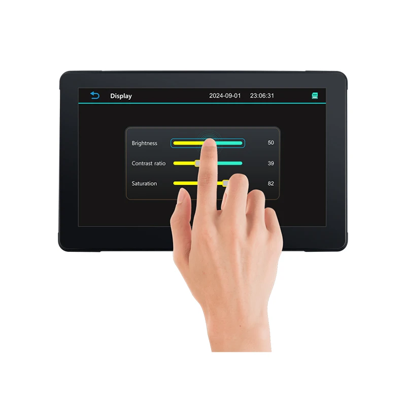 New Design 7inch 12-36V For Truck DVR Quad Split Monitor 4 Way View Backup Reverse Camera with BSD alarm Auto Human Tracking Kit