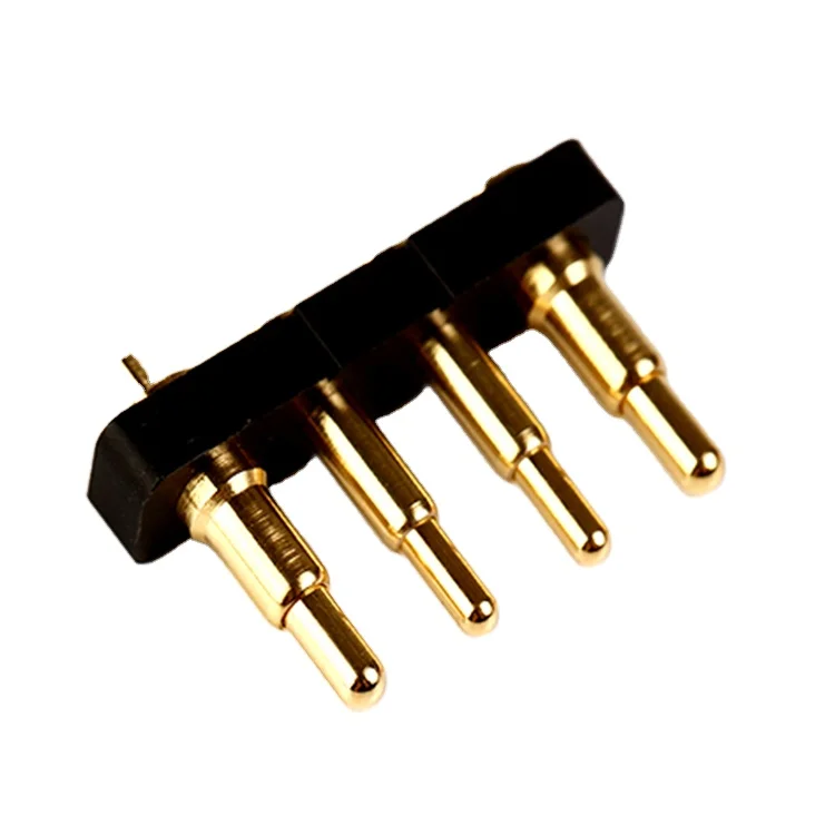 8 pin magnetic 1.27 mm magnet spring loaded pogo pin connector 3 seal pogo 9 pin connector