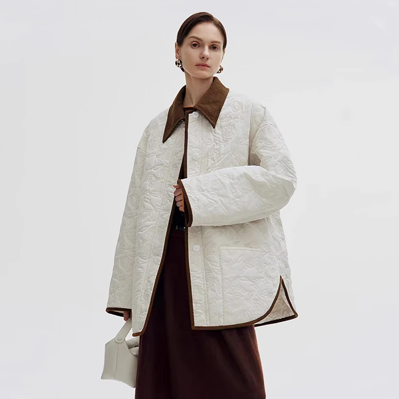 100%RPET recycled 320T fabric plain lining spring yarns can be used for waterproof down jacket home wear