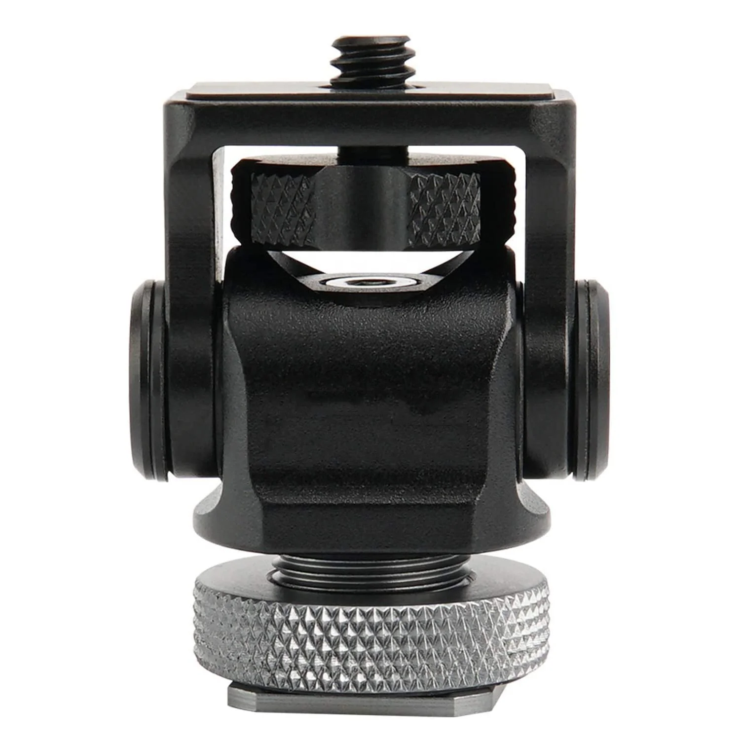 Mini Hot Shoe Adapter Stand Field Monitor Mount Monitor Holder Vlogger Monitor Mount Snail Head Holder Cold Shoe Mount