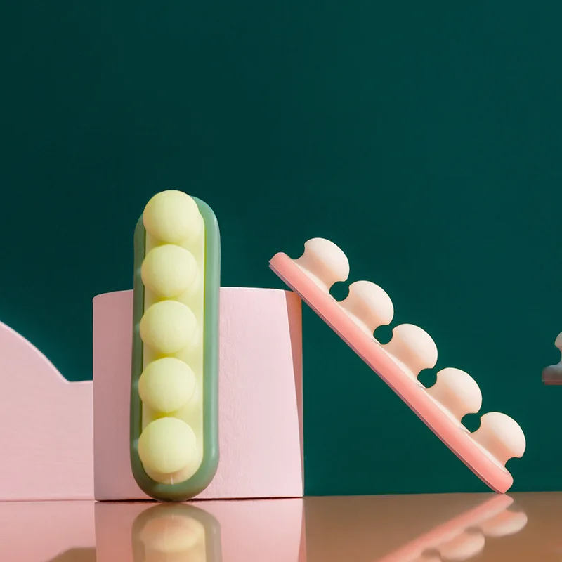 4Holes Cute Pea Style Silicone Desk Cable Winder management Organizer Holder Winder Travel Charger Clip for USB Power Cord