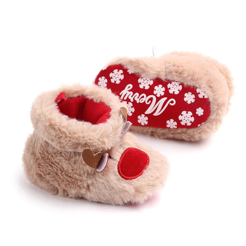 Winter warm baby shoes soft-soled toddler shoes