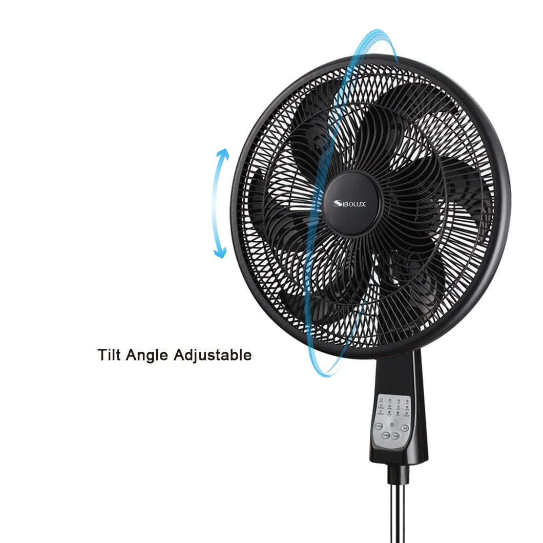 2023 New Arrival AC Operated Wide Oscillation 3 speeds remote control 85w Powerful cooling standing 18 inch Pedestal  fans