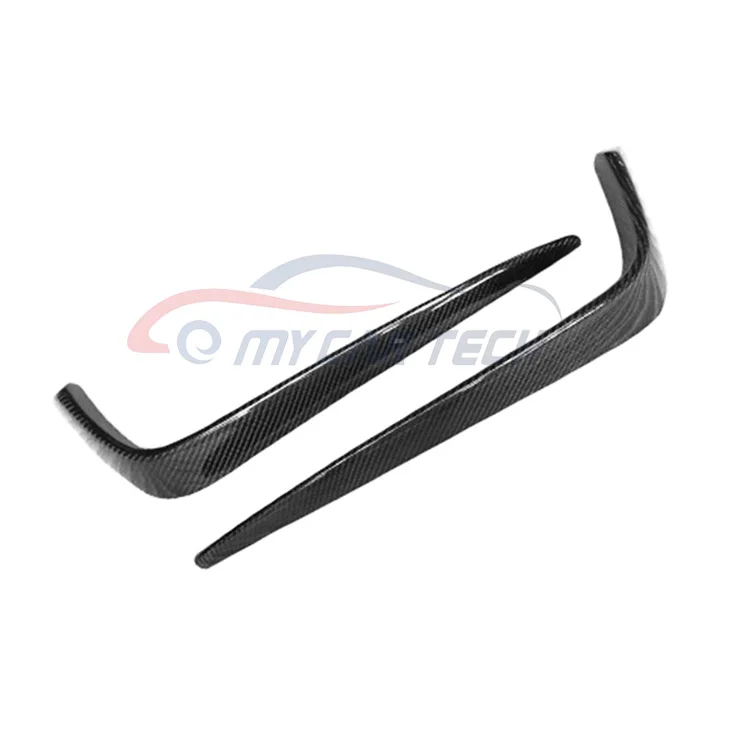 For Audi A3 S3 2014-2016 Carbon Fiber Front Bumper Canards Body Kit