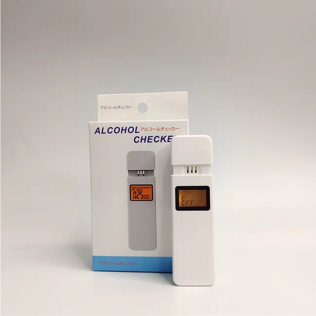 Rapid Response Alcohol Tester Factory Direct Wholesale Alcoholimetro Battery Supply Alcohol Meter