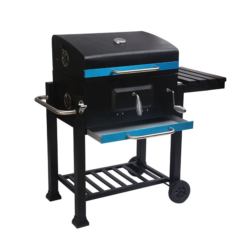large portable charcoal BBQ grill multi feature BBQ grill for garden outdoor UK